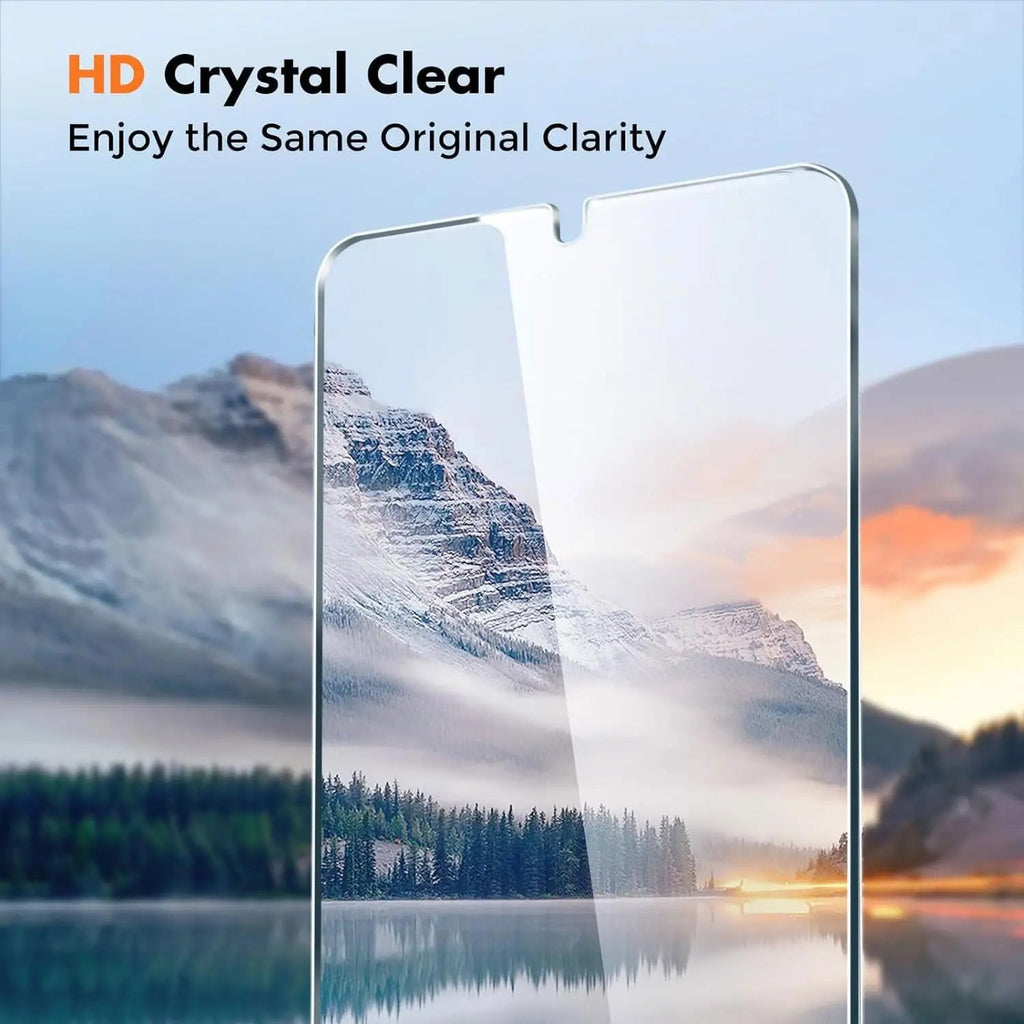 Entronix Clear Screen Protector Compatible with Galaxy A15 - 2-Piece Combo