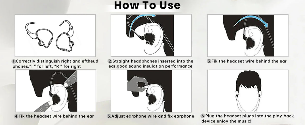 AK6 Wired In-Ear Gaming Earbuds with Microphone