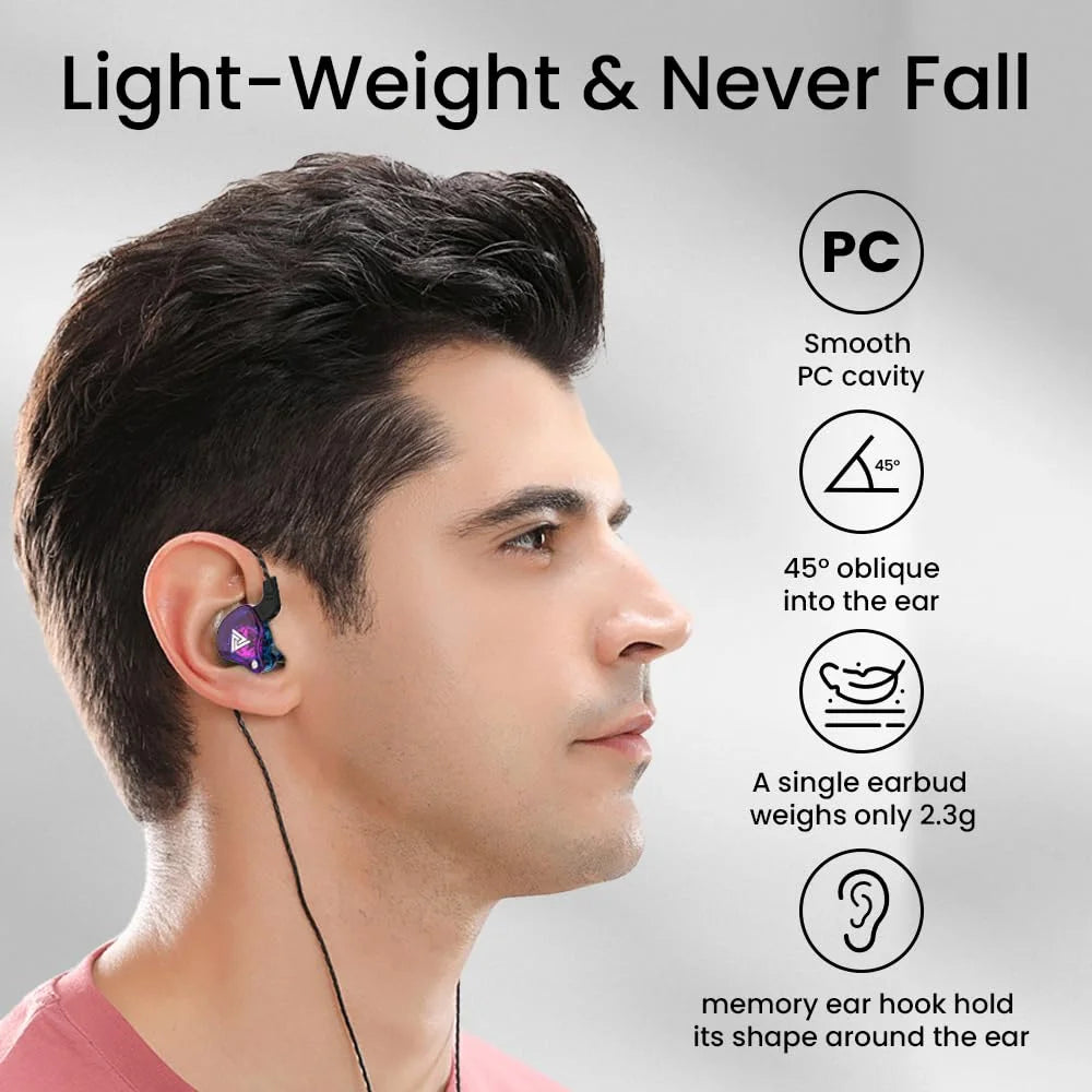 AK6 Wired In-Ear Gaming Earbuds with Microphone