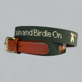 Golf Birdie On Needlepoint Belt (Final Sale)