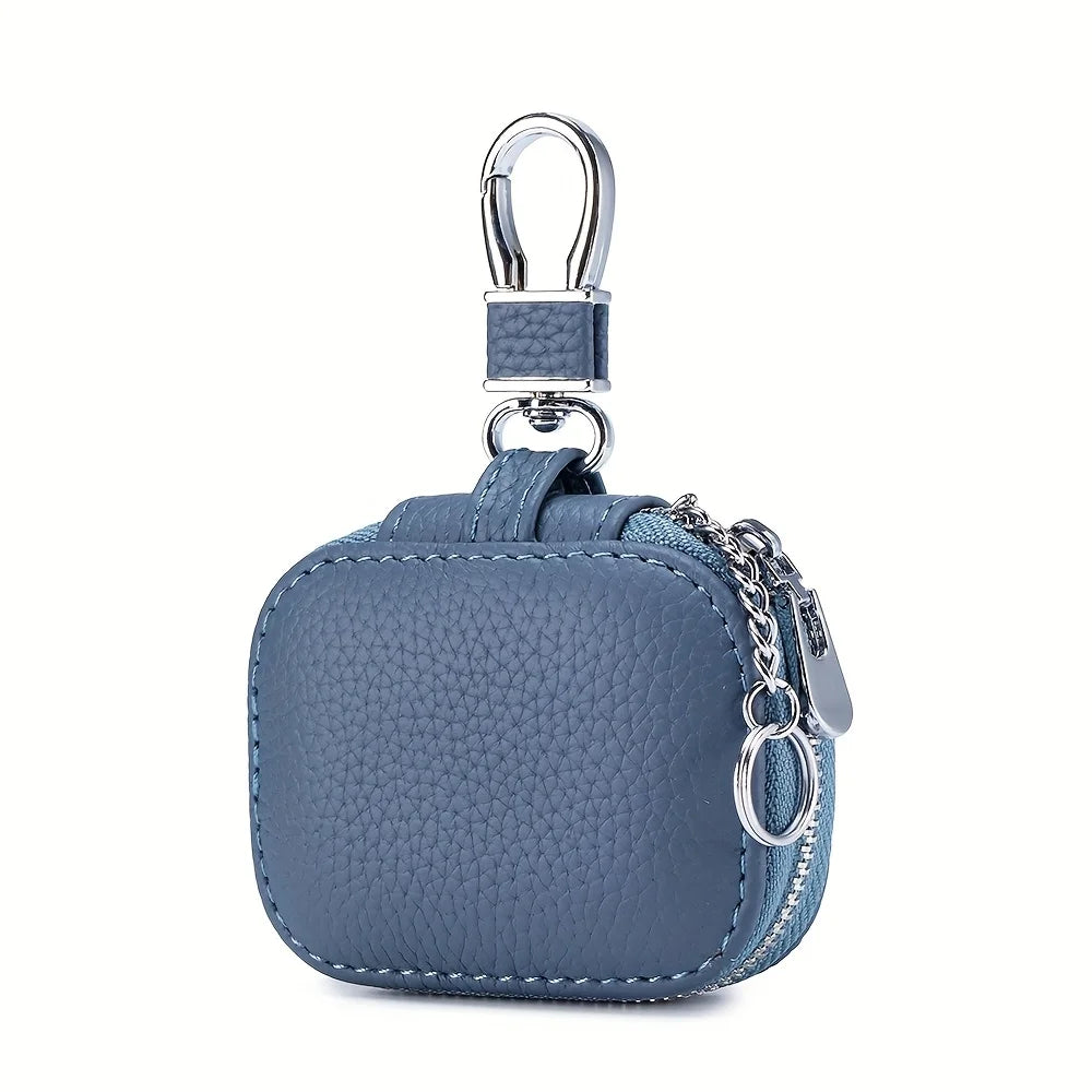 Compact Earbud Carrying Case with Keychain