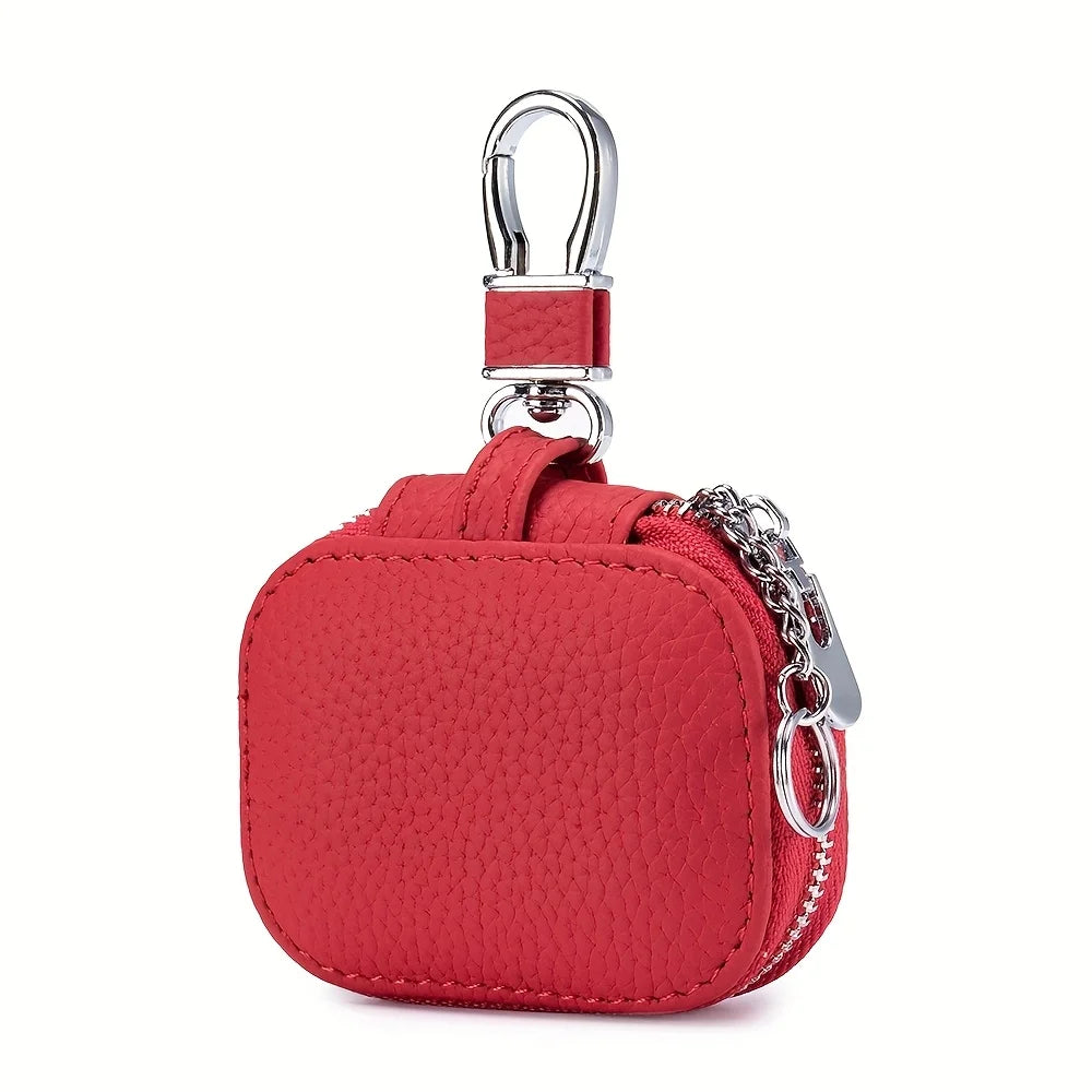 Compact Earbud Carrying Case with Keychain
