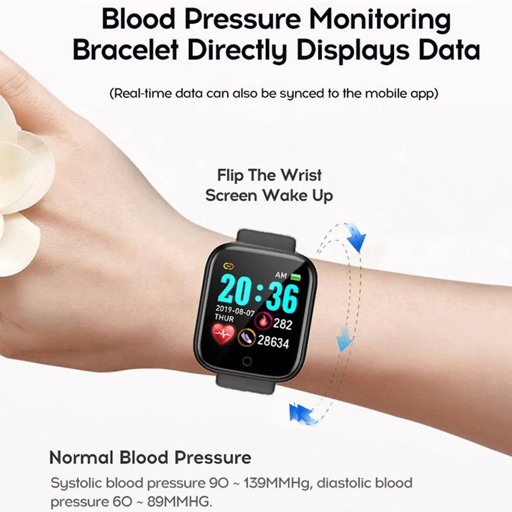 Bluetooth Smartwatch with Silicone Band