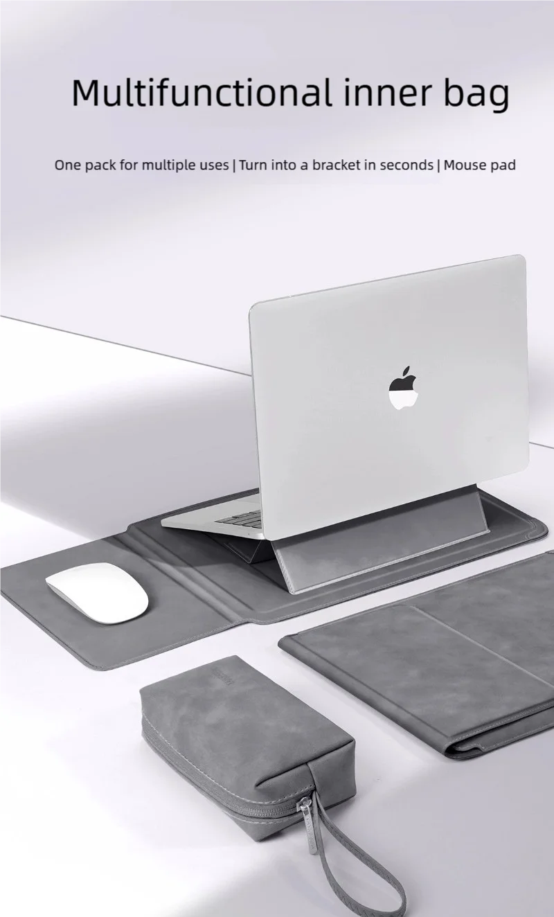 PU Laptop Sleeve with Size and Set Options