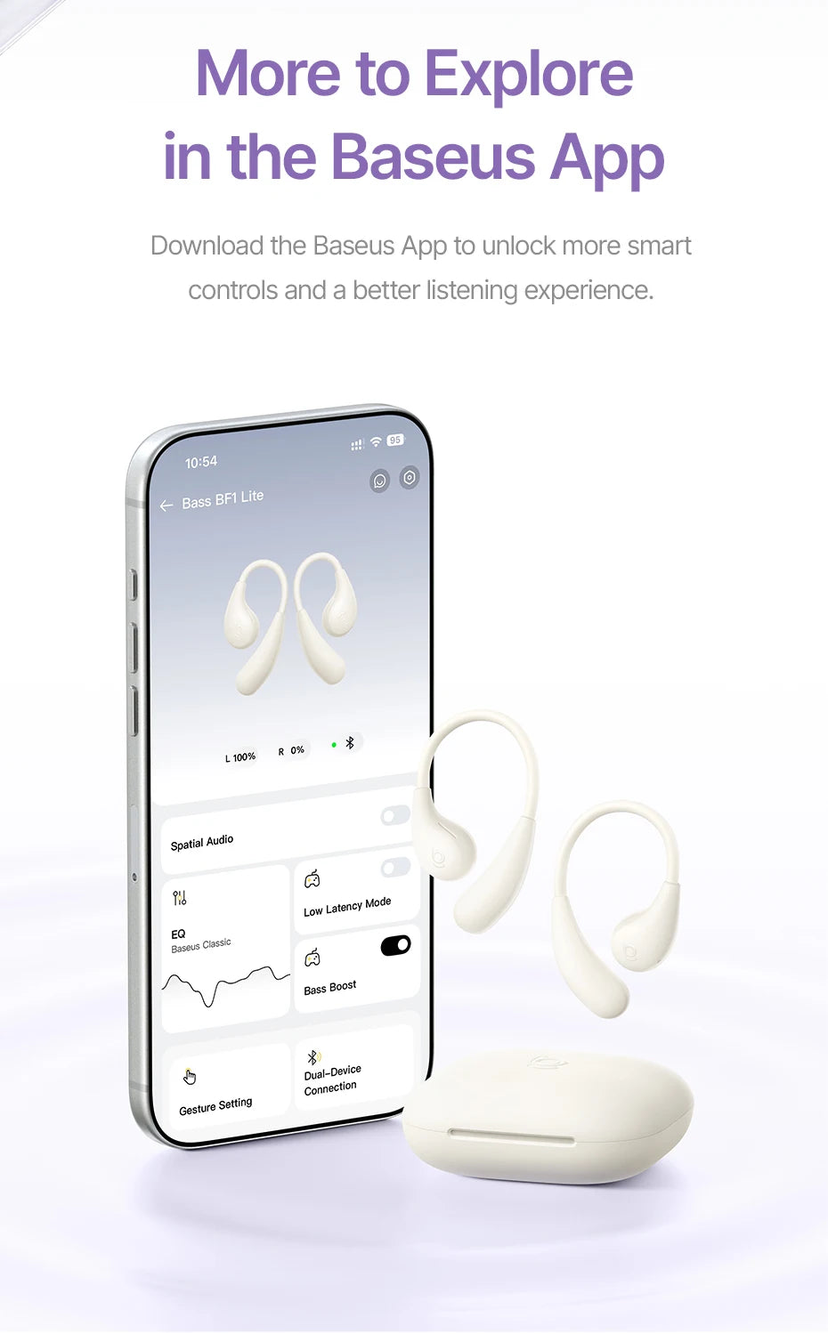 Baseus Eli 2i Fit and BF1 Lite Open-Ear Earbuds