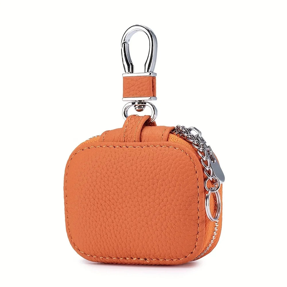 Compact Earbud Carrying Case with Keychain
