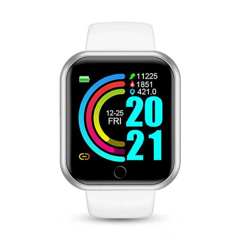 Bluetooth Smartwatch with Silicone Band