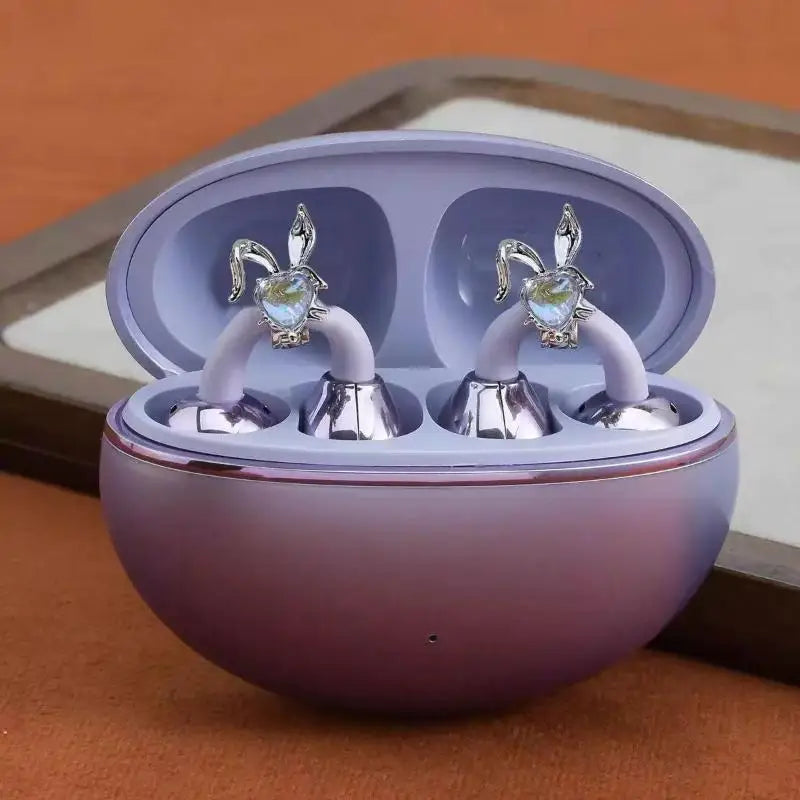 Rabbit Clip-On Earbud Decoration