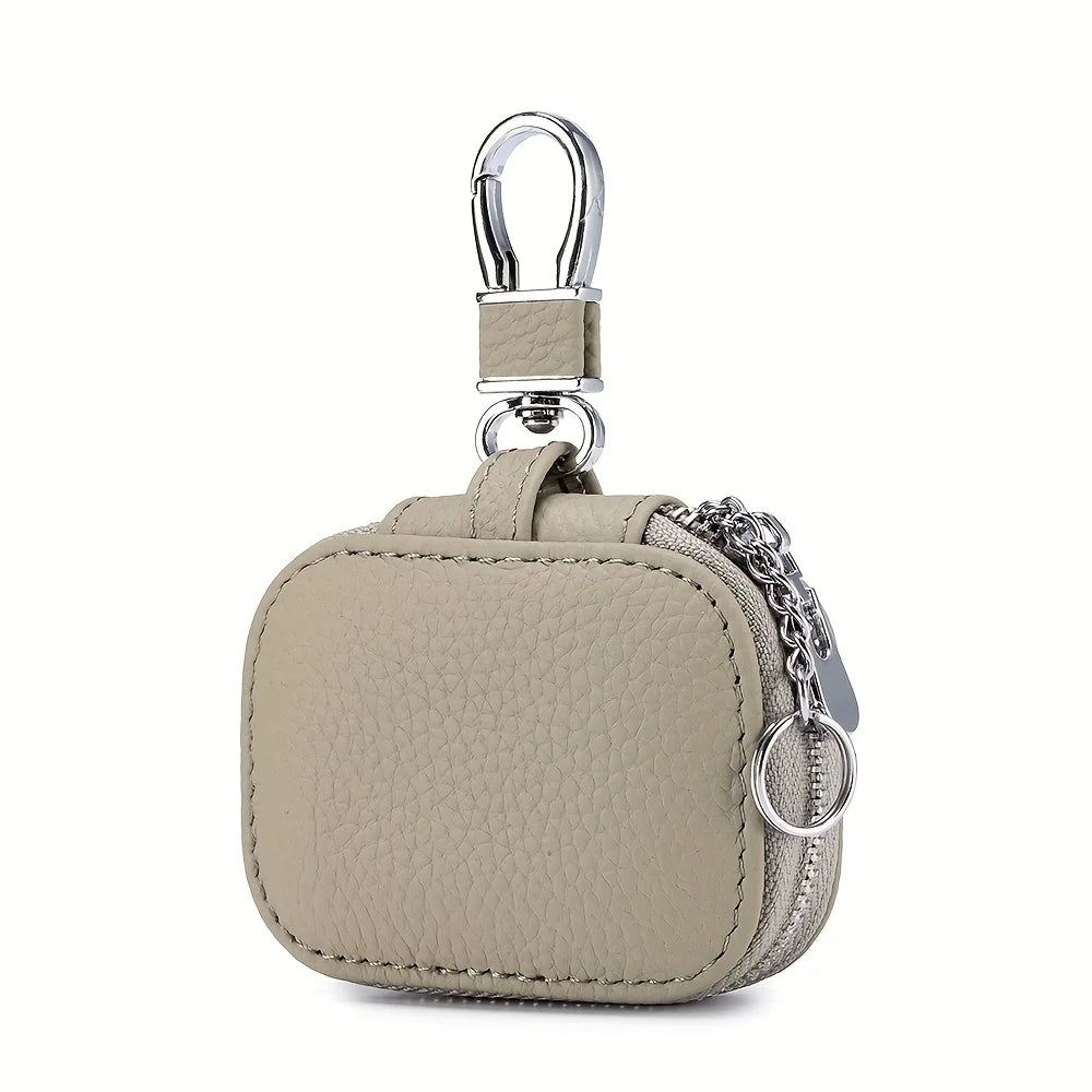 Compact Earbud Carrying Case with Keychain
