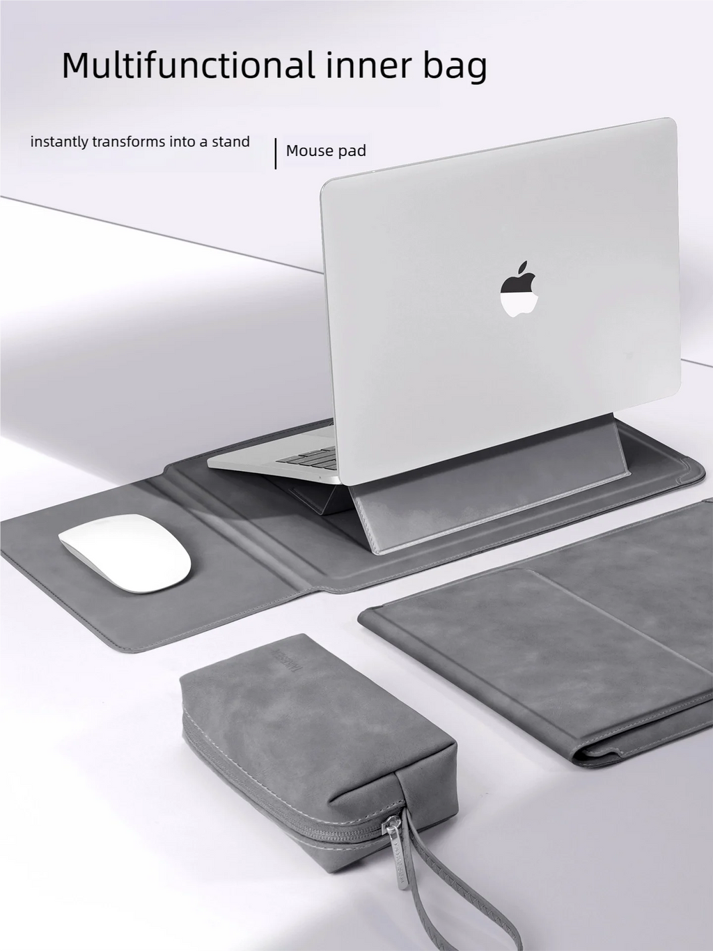 PU Laptop Sleeve with Size and Set Options