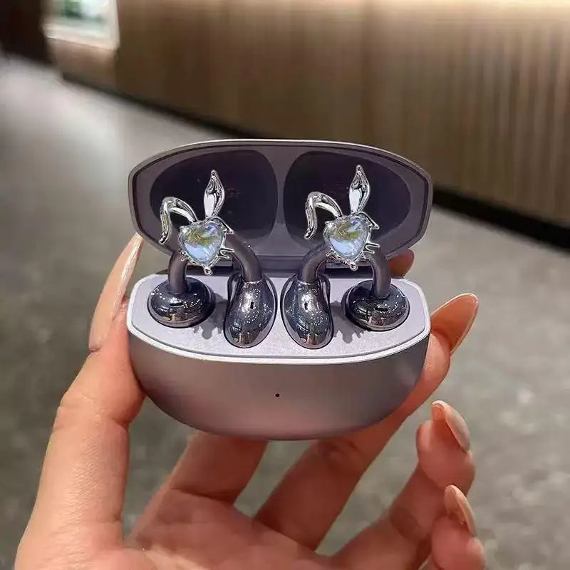 Rabbit Clip-On Earbud Decoration