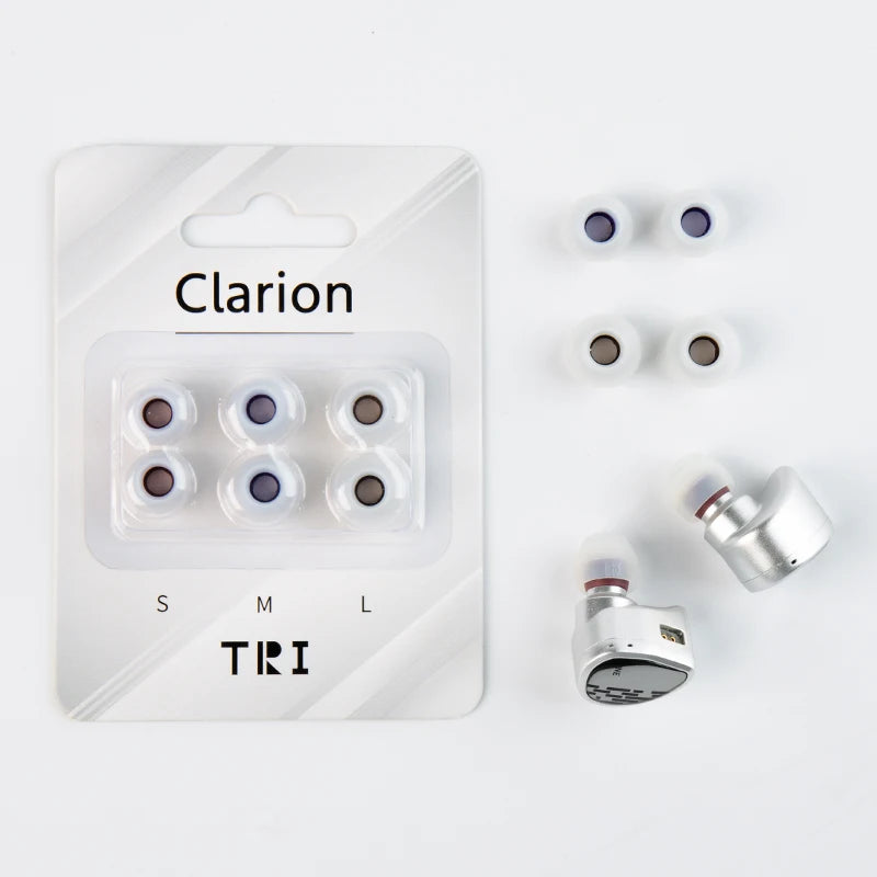 Silicone Earbud Replacement Tips, S/M/L