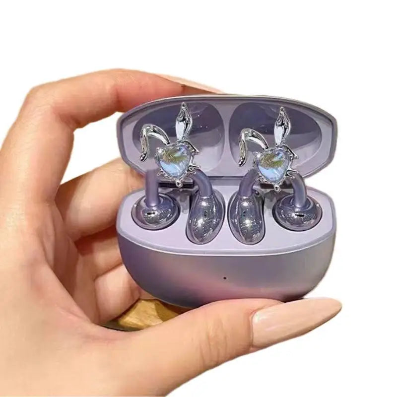 Rabbit Clip-On Earbud Decoration
