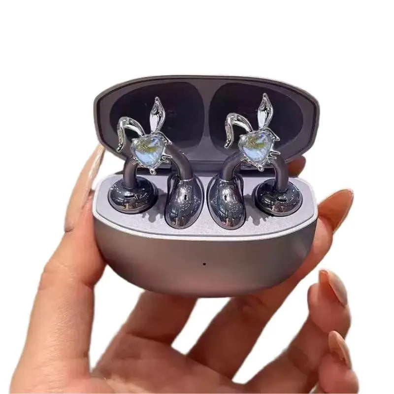 Rabbit Clip-On Earbud Decoration