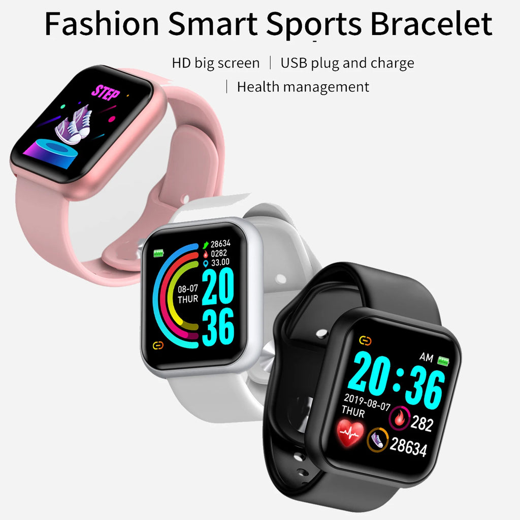 Bluetooth Smartwatch with Silicone Band