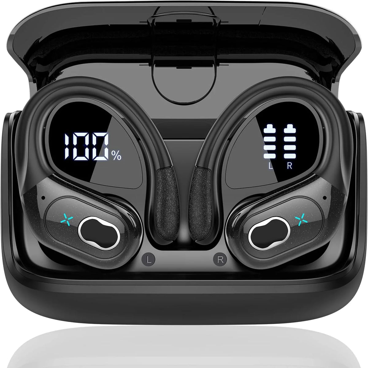 GDLYL Wireless Sports Earbuds with Ear Hooks