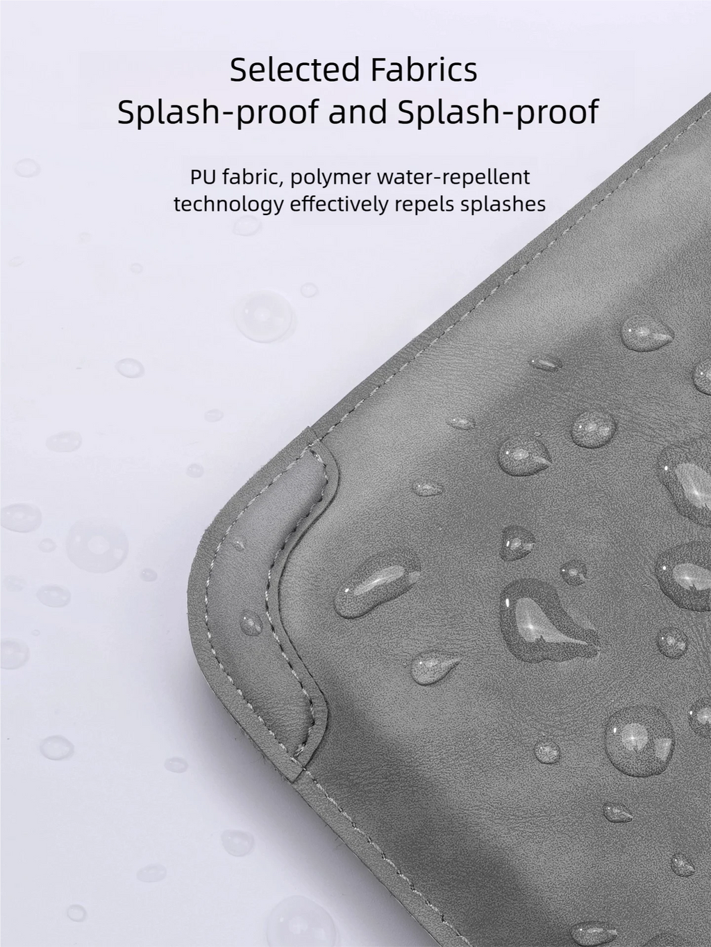 PU Laptop Sleeve with Size and Set Options