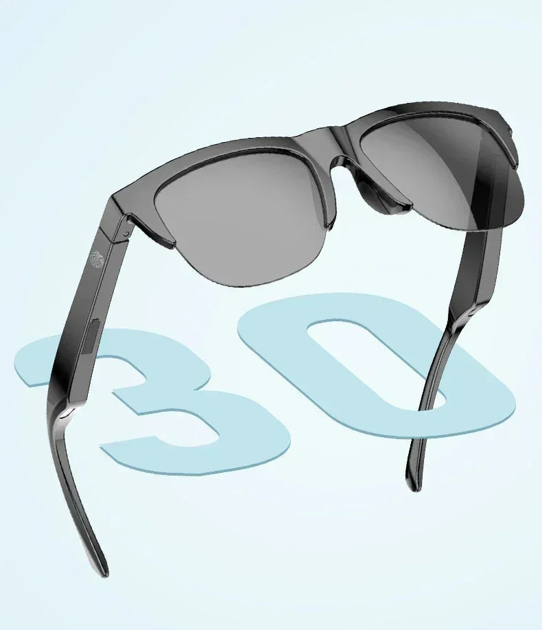 Smart Bluetooth Glasses Wireless Earphones Touch Mold Headset Bone Conduction Music Wireless Headset UV Proof Sunglasses