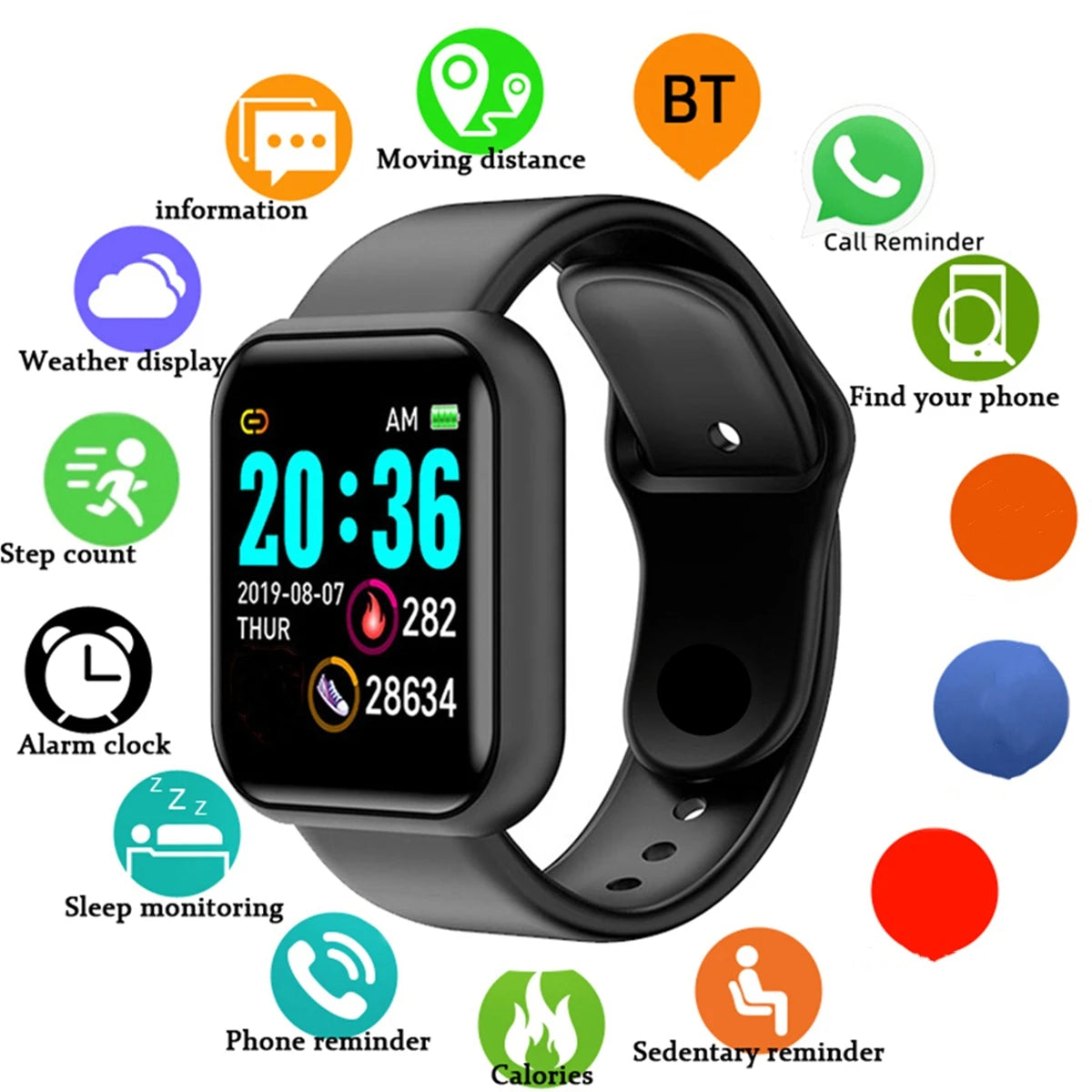 Y68 and 116Plus Smartwatch Options