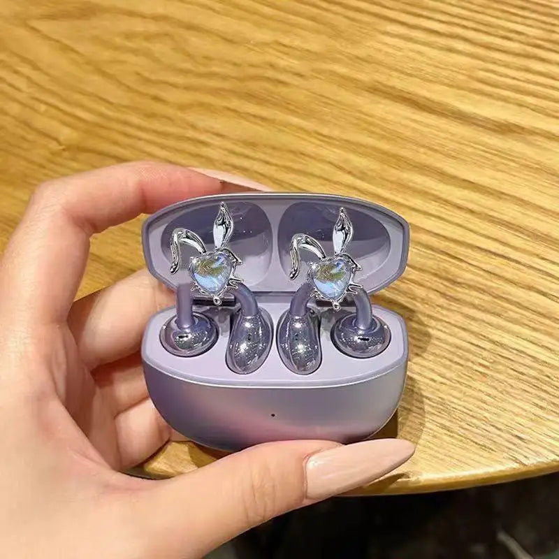 Rabbit Clip-On Earbud Decoration