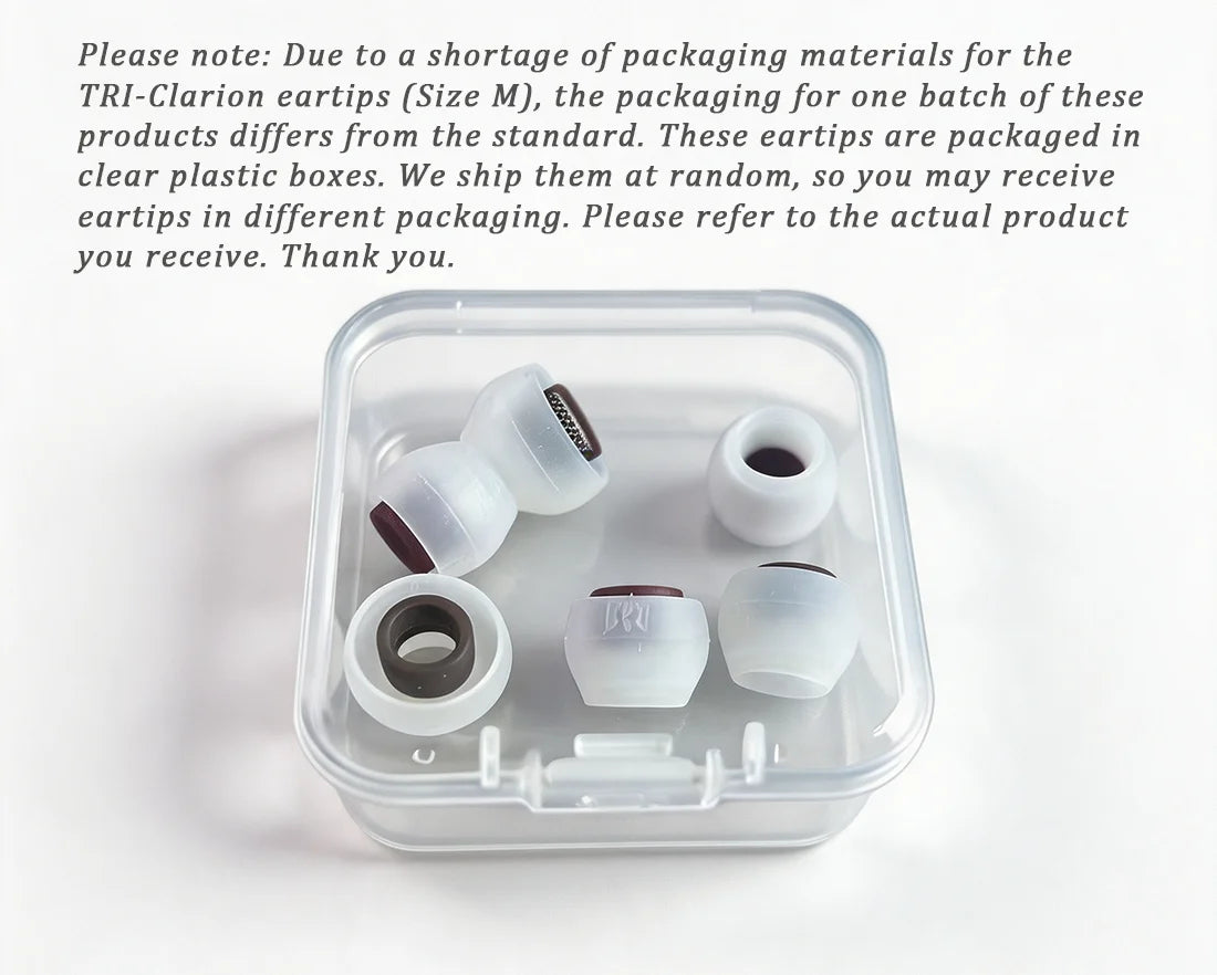 Silicone Earbud Replacement Tips, S/M/L
