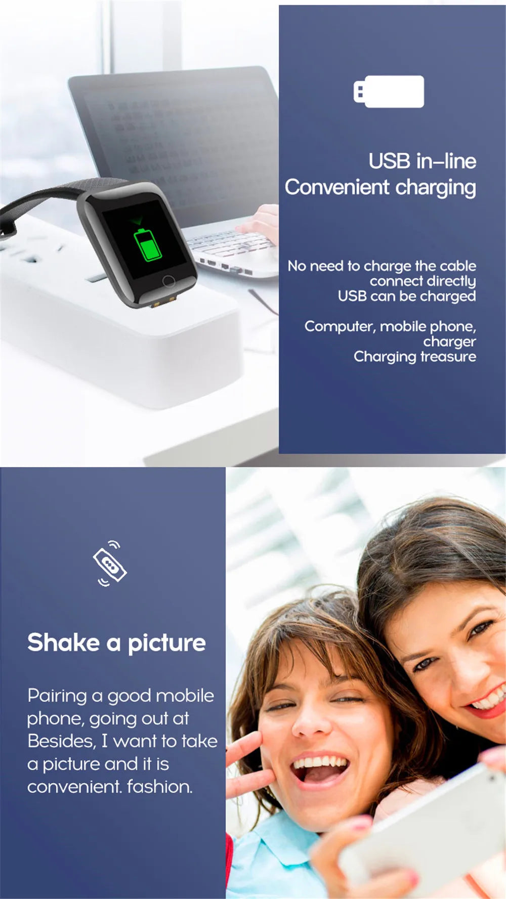 Y68 and 116Plus Smartwatch Options