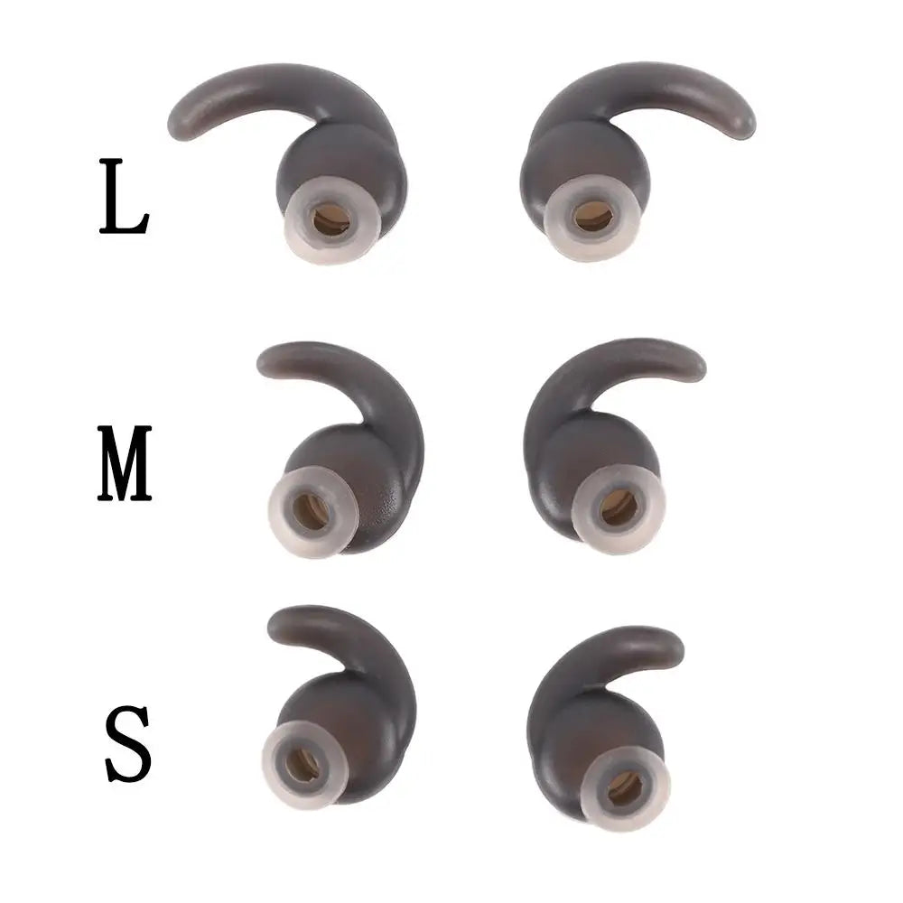 Silicone Earbud Ear Hooks, 3 Pairs