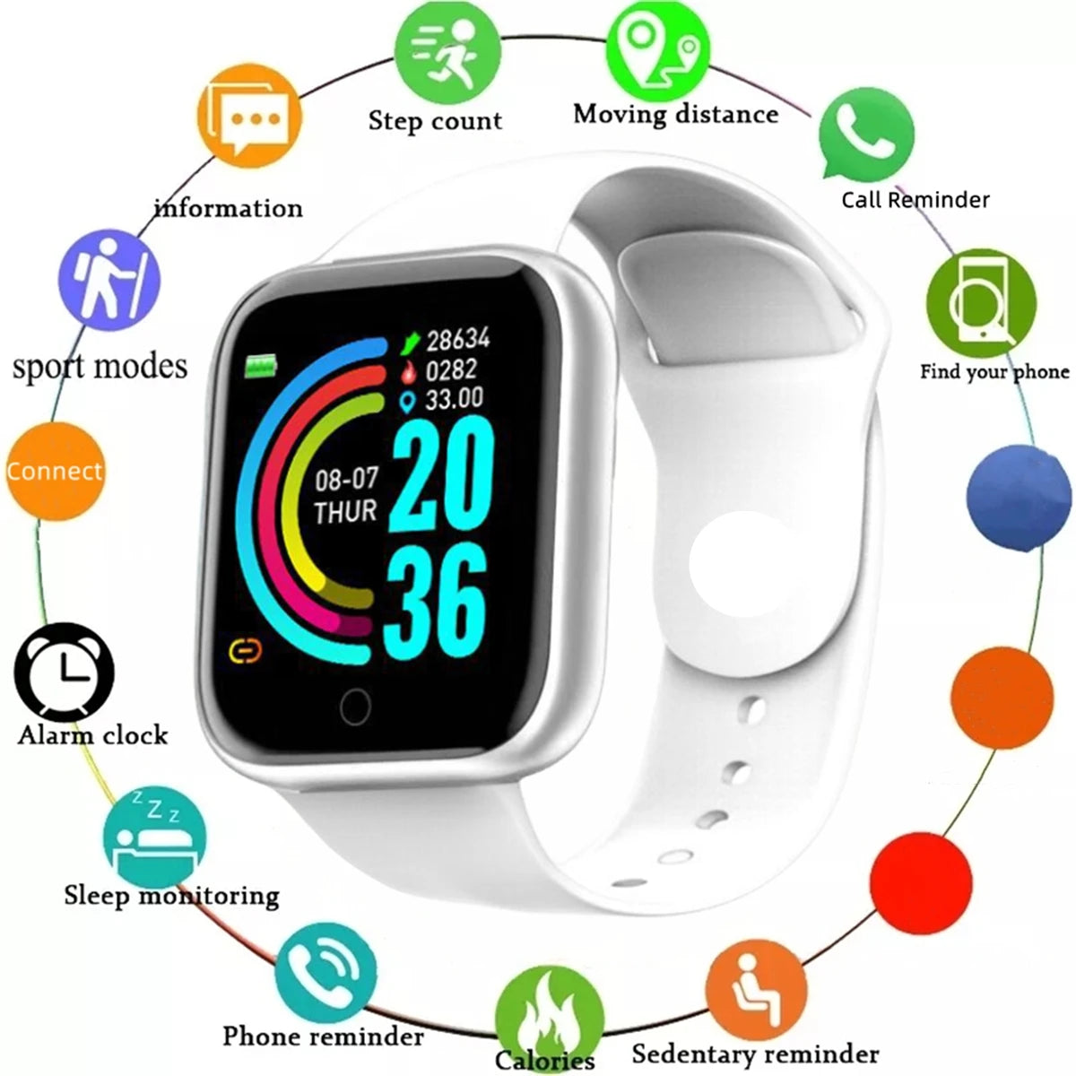 Y68 and 116Plus Smartwatch Options