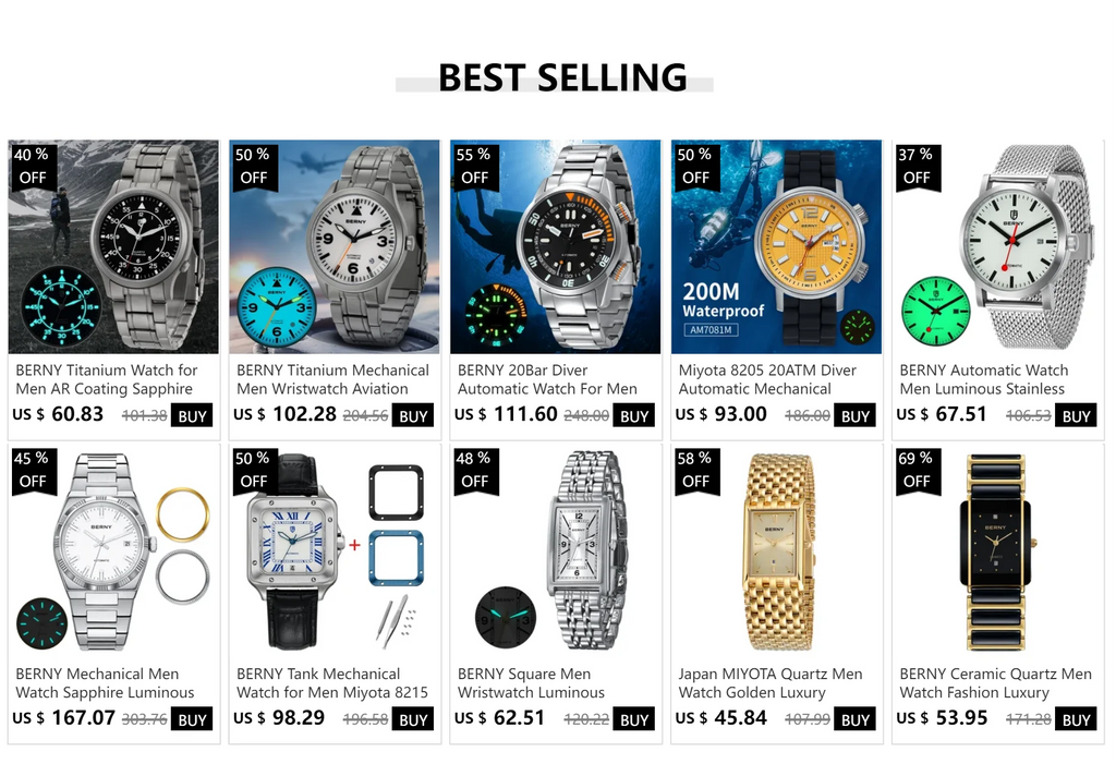 E002 E-Paper Digital Watch with Leather Strap