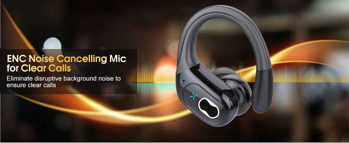GDLYL Wireless Sports Earbuds with Ear Hooks