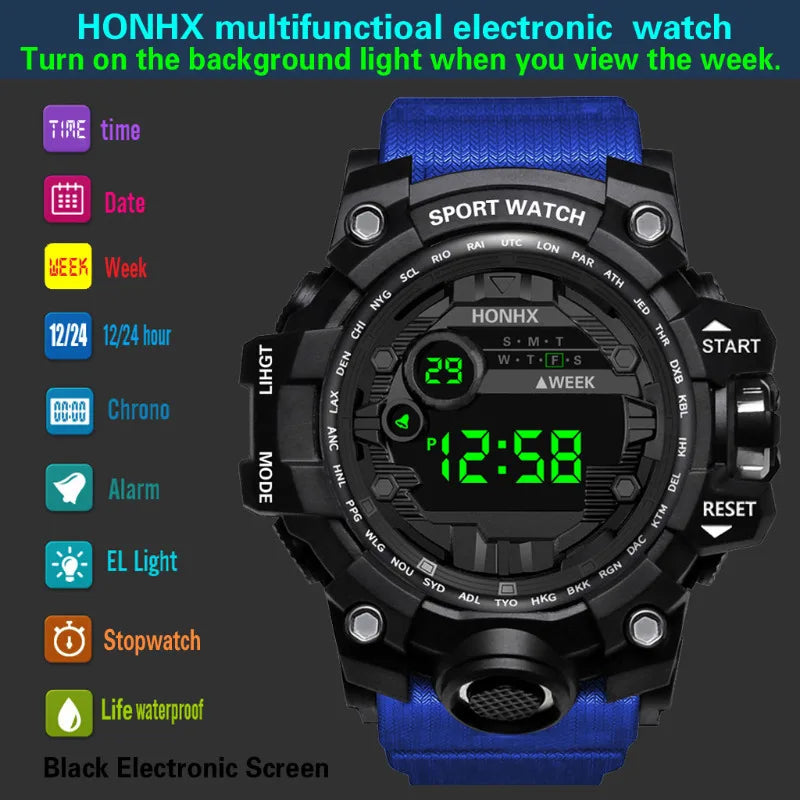 Outdoor-Style Digital Watch