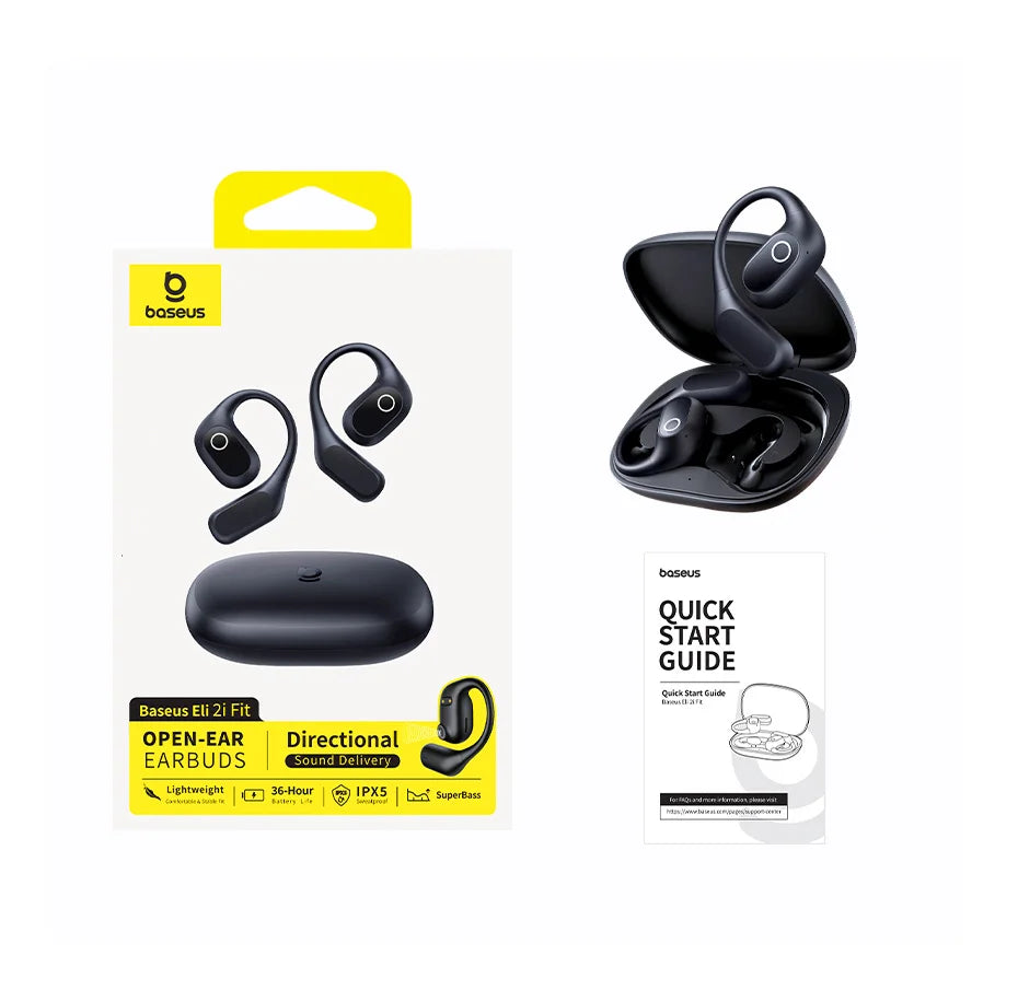 Baseus Eli 2i Fit and BF1 Lite Open-Ear Earbuds