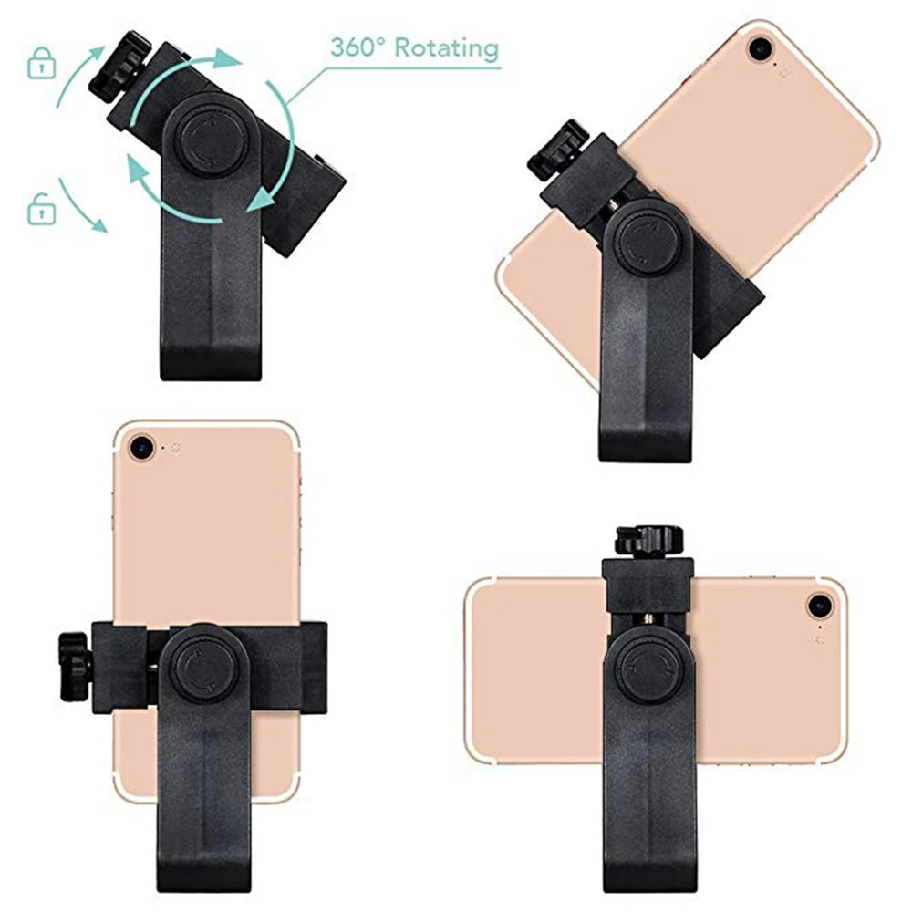 Portable Phone Tripod Clip Mount