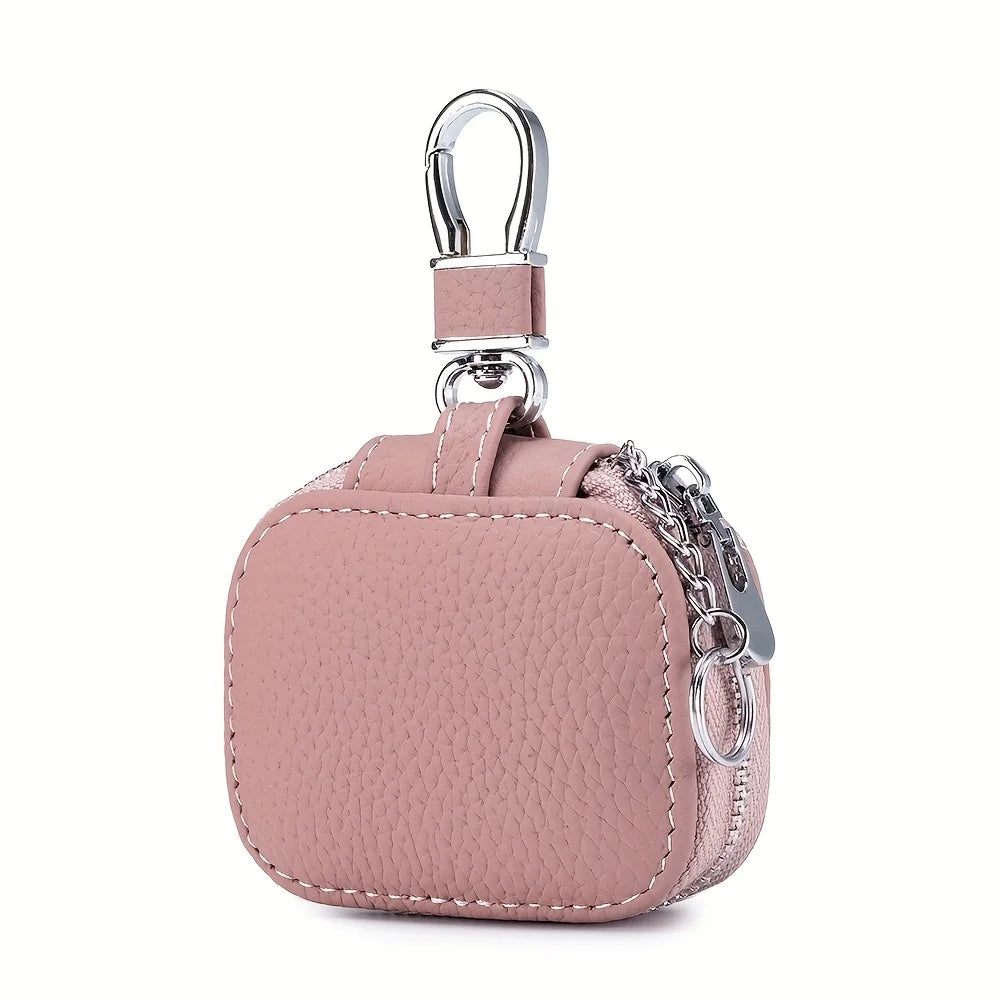Compact Earbud Carrying Case with Keychain