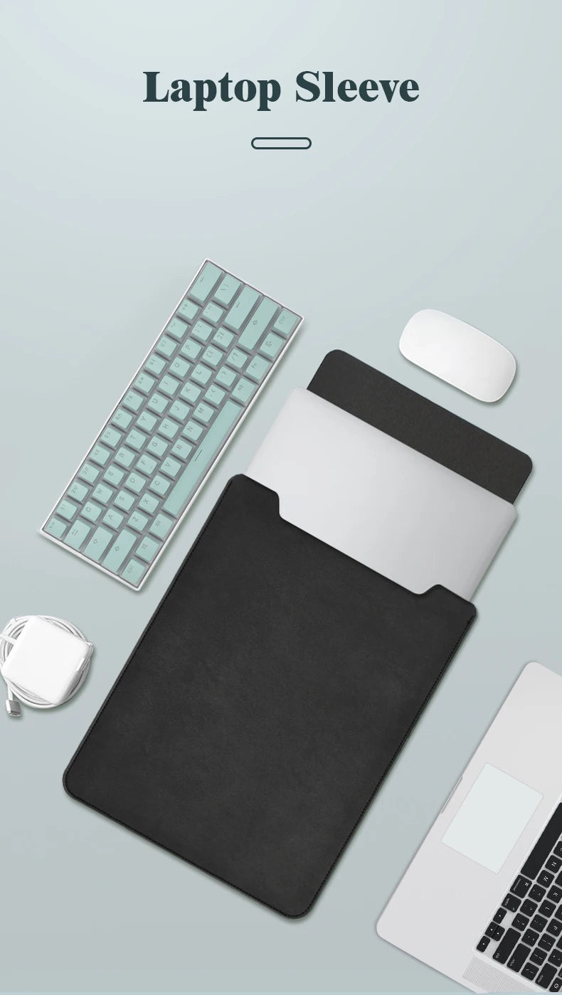 PU Laptop Sleeve in Three Size Ranges