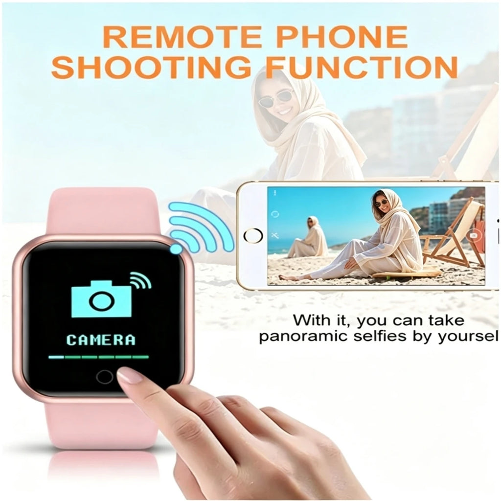 Bluetooth Smartwatch with Silicone Band