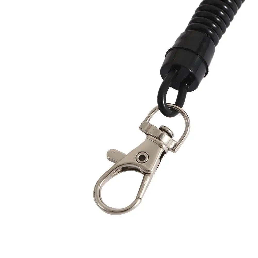 Black Spiral Phone Strap Lanyard