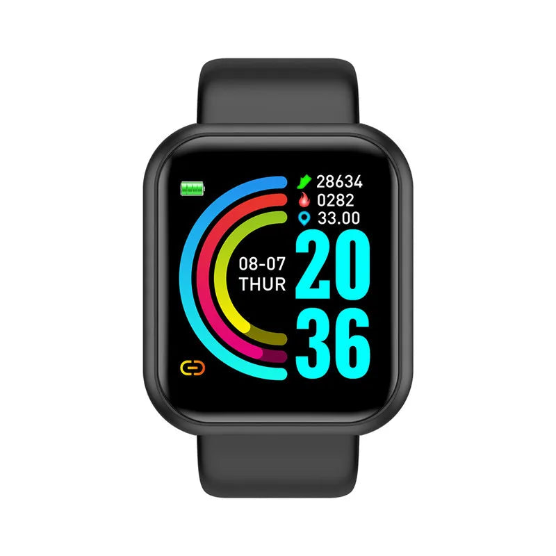 Bluetooth Smartwatch with Silicone Band