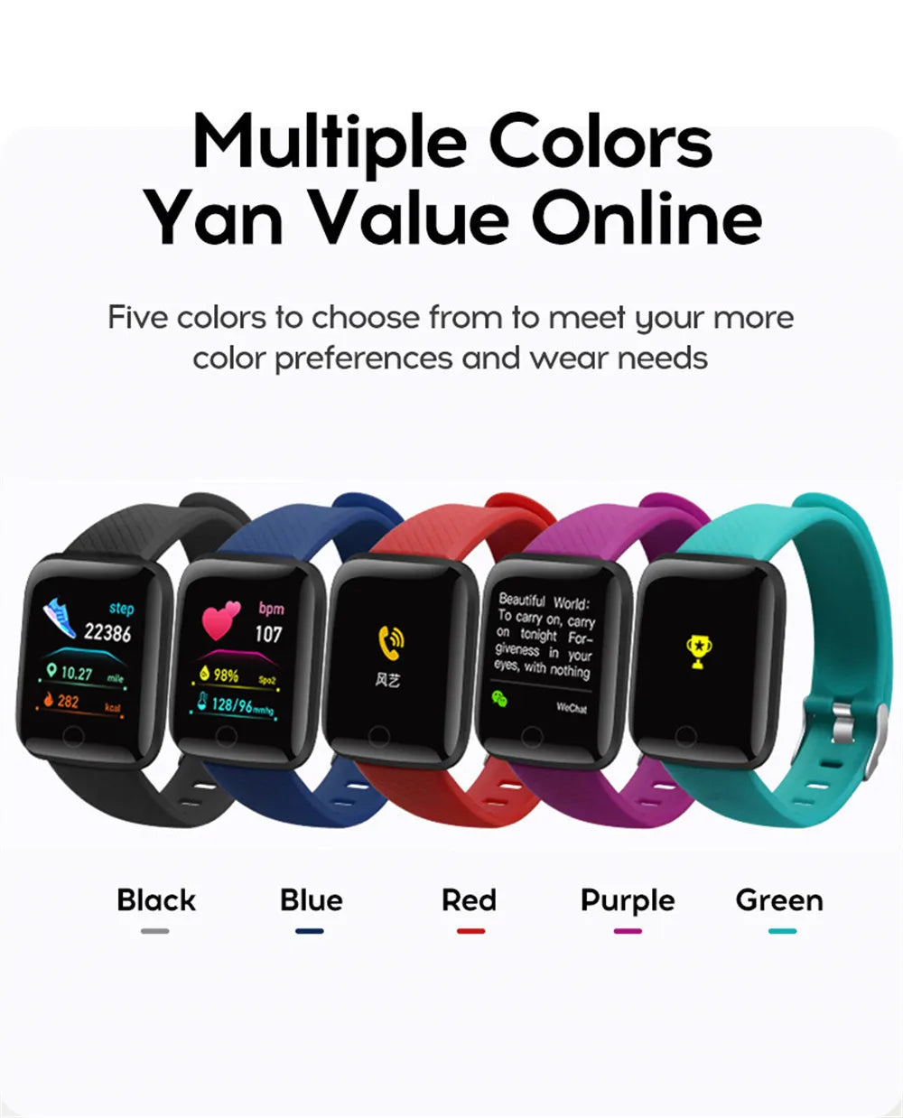 Y68 and 116Plus Smartwatch Options
