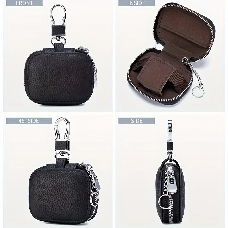 Compact Earbud Carrying Case with Keychain