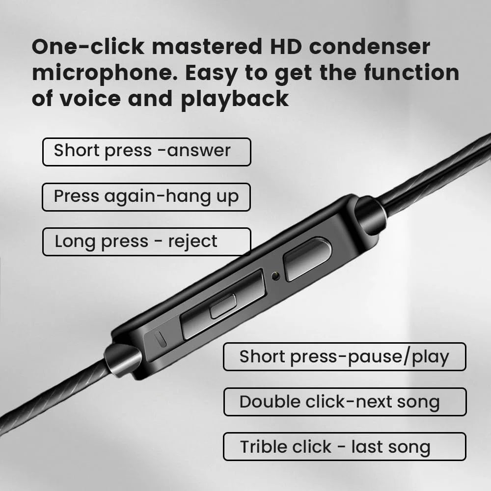 AK6 Wired In-Ear Gaming Earbuds with Microphone