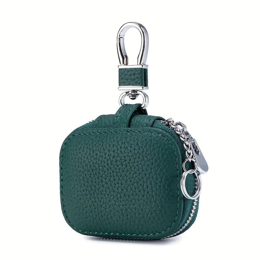 Compact Earbud Carrying Case with Keychain