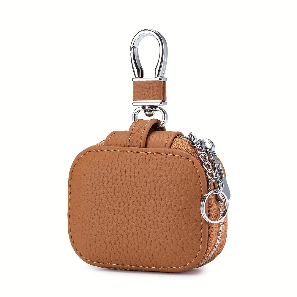 Compact Earbud Carrying Case with Keychain