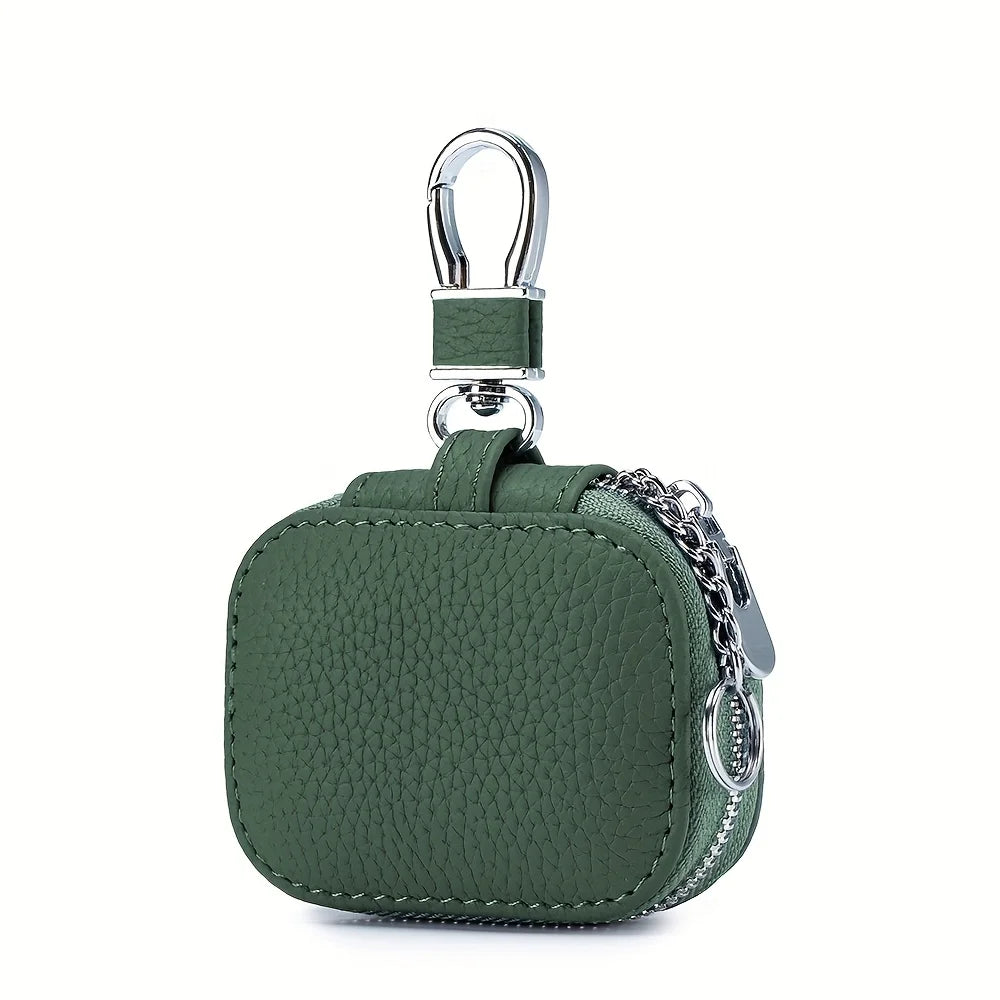 Compact Earbud Carrying Case with Keychain