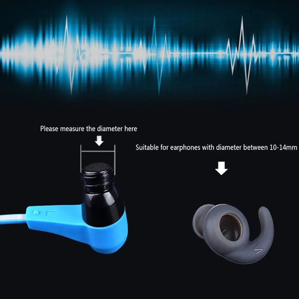 Silicone Earbud Ear Hooks, 3 Pairs