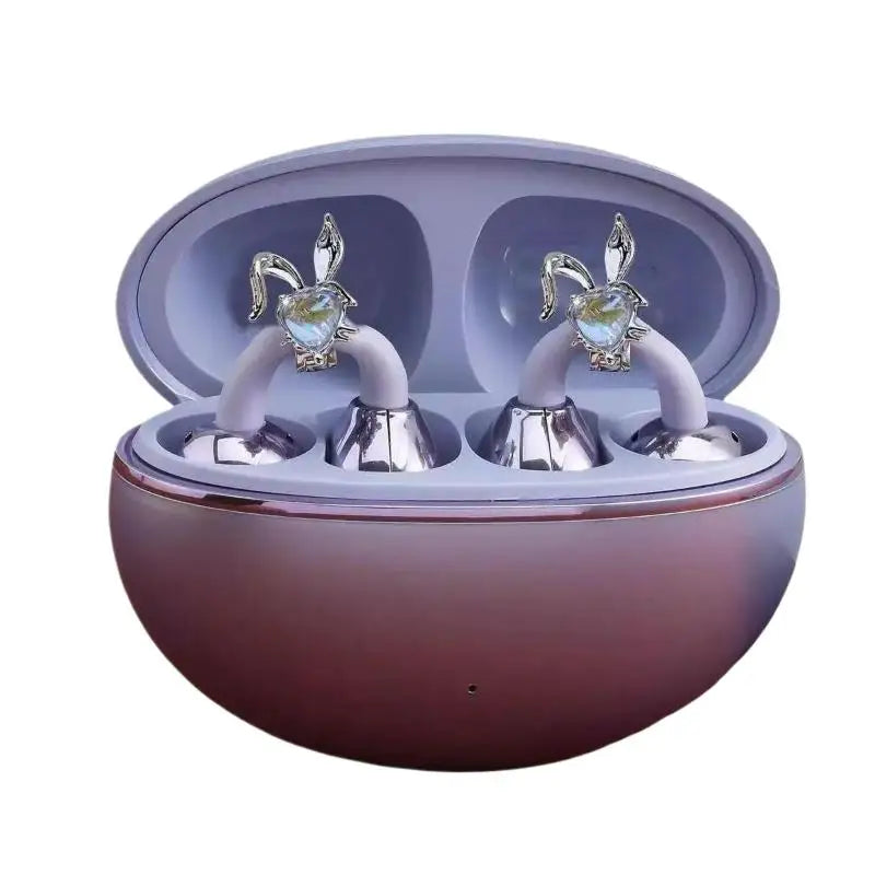 Rabbit Clip-On Earbud Decoration