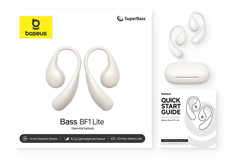 Baseus Eli 2i Fit and BF1 Lite Open-Ear Earbuds