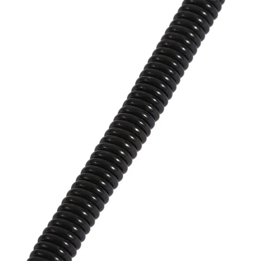Black Spiral Phone Strap Lanyard