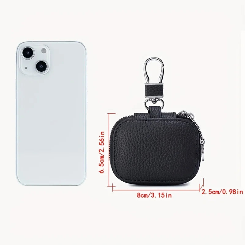 Compact Earbud Carrying Case with Keychain