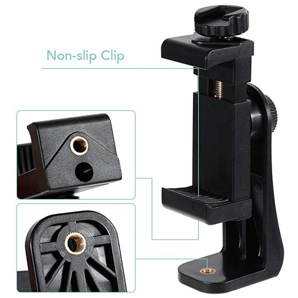 Portable Phone Tripod Clip Mount
